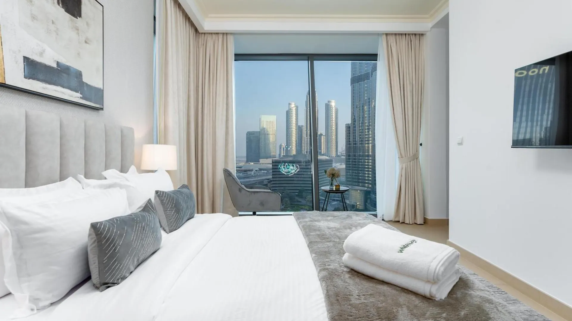 Whitesage - Unbeatable Views Of Burj Khalifa In This Huge 3Br Apartment Dubai